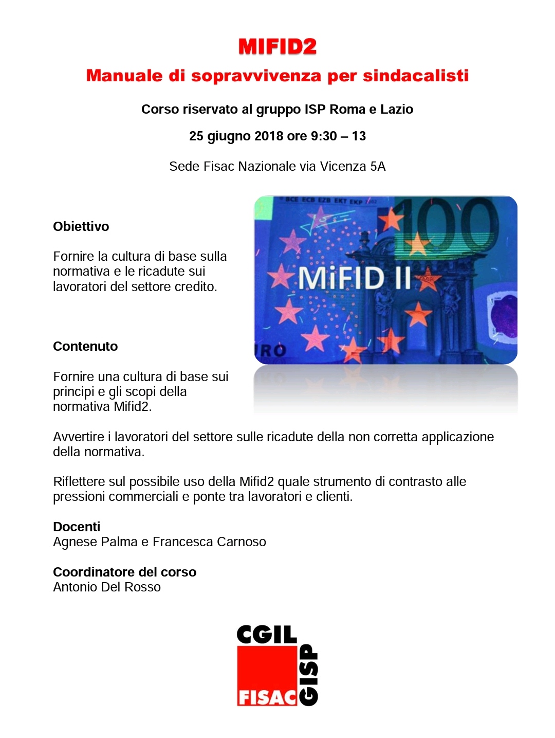 Poster of the course
